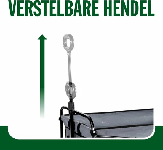 Camp Active - Bolderkar Opvouwbaar - Gemakkelijk Opvouwbaar - Compacte Opslag - Zwart 10 Camp Active - Bolderkar Opvouwbaar - Gemakkelijk Opvouwbaar - Compacte Opslag - Zwart - Afbeelding 8