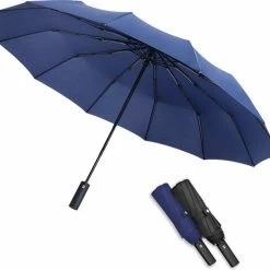 Famson Stormparaplu Opvouwbaar - Paraplu - Automatische Stormparaplu - Windproof - 10 Ribben