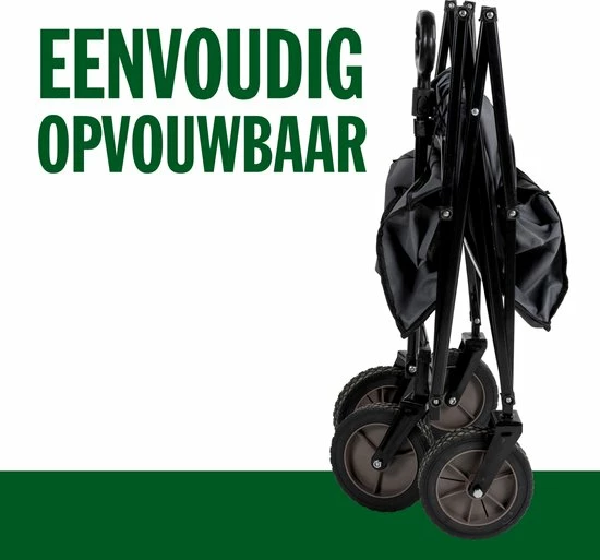 Camp Active - Bolderkar Opvouwbaar - Gemakkelijk Opvouwbaar - Compacte Opslag - Zwart 7 Camp Active - Bolderkar Opvouwbaar - Gemakkelijk Opvouwbaar - Compacte Opslag - Zwart - Afbeelding 5