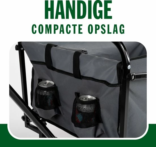 Camp Active - Bolderkar Opvouwbaar - Gemakkelijk Opvouwbaar - Compacte Opslag - Zwart 8 Camp Active - Bolderkar Opvouwbaar - Gemakkelijk Opvouwbaar - Compacte Opslag - Zwart - Afbeelding 6