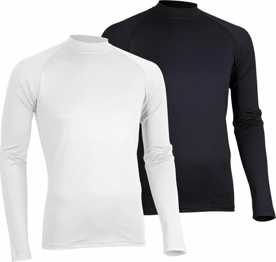 Avento Shirt Base Layer Lange Mouw - Mannen - Wit - Maat M 10 Avento Shirt Base Layer Lange Mouw - Mannen - Wit - Maat M - Afbeelding 8