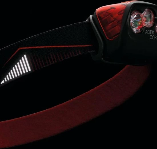 Petzl Petz Actik Core Hoofdlamp- Rood - 450 Lumen 6 Petzl Petz Actik Core Hoofdlamp- Rood - 450 Lumen - Afbeelding 4