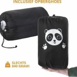 Dutch Mountains Kinderslaapzak Panda - 170 X 70cm Polyester - Zacht En Lichtgewicht - Opberghoes 13 Dutch Mountains Kinderslaapzak Panda - 170 X 70cm Polyester - Zacht En Lichtgewicht - Opberghoes -CeLaVi winkel 550x523
