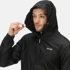 Regatta Pack It III Jas Heren, Zwart Maat 5XL -CeLaVi winkel 550x524 2