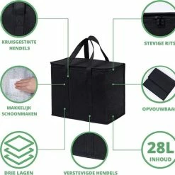 Quality Needz Koeltas - 28 Liter - Geïsoleerde Koeltas - Lunchtas - Picknicktas - Koeltas Lunch - Koeltassen - Koelzak -CeLaVi winkel 550x524 8