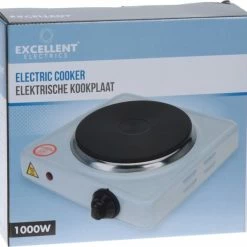 Cuisine Performance Kookplaat Basic Ø 16 Cm Elektrisch Wit Enkel Pits 1000W 5-standen 22 X 22 X 7 Cm -CeLaVi winkel 550x526 11