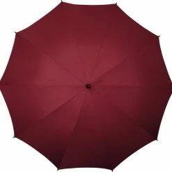 Falcone Golf Extra Strong Paraplu - Ø 130 Cm - Bordeaux Rood -CeLaVi winkel 550x527