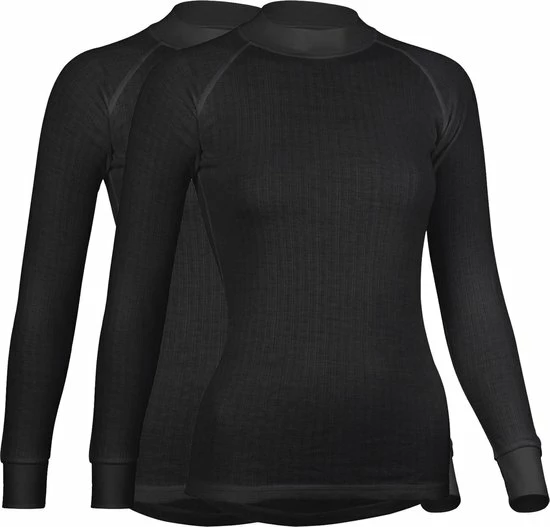Avento Thermoshirt Lange Mouw Vrouwen - 2-Pack - Zwart - Maat 38 13 Avento Thermoshirt Lange Mouw Vrouwen - 2-Pack - Zwart - Maat 38 - Afbeelding 11