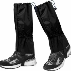 LIXIN Waterdichte Gaiters - Gamaschen - Zwart - Voor Mannen En Vrouwen - Waterdicht En Verstelbaar - Wandelen - Jagen - Bergbeklimmen - Sneeuwschoenwandelen - Outdoor Accessoires