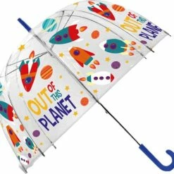 Kids Licensing Kinderparaplu Out Of The Planet 80 Cm Transparant