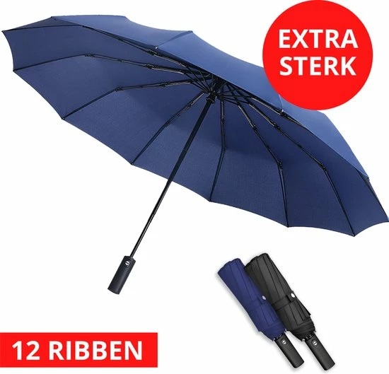 Famson Stormparaplu Opvouwbaar - Paraplu - Automatische Stormparaplu - Windproof - 10 Ribben 6 Famson Stormparaplu Opvouwbaar - Paraplu - Automatische Stormparaplu - Windproof - 10 Ribben - Afbeelding 4