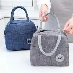 Marishop Koeltas - Lunchtas - Volwassenen En Kinderen - Compact & Handig: Zomer - Picknick -School - Lunch - Werk - Klassiek Grijs -CeLaVi winkel 550x530 10