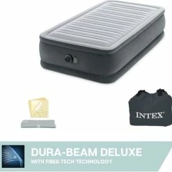 Intex Comfort Plush Elevated Twin Luchtbed - 191x99x46 Cm