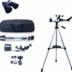 Merkloos Velorr. Telescoop - Sterrenkijker - 200x Zoom - 70/400mm - Incl. Gratis Reistas & Verrekijker - Telescoop Kinderen Volwassenen