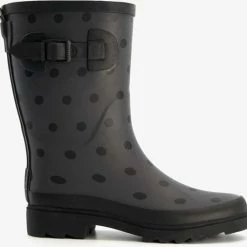 Mountain Peak Dames Regenlaarzen Met Stippen - Zwart - Maat 39 -CeLaVi winkel 550x530 9