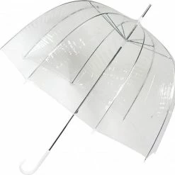 Impliva POE Koepelparaplu Ø 82 Cm - Transparant -CeLaVi winkel 550x531 1