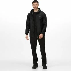 Regatta Pack It III Jas Heren, Zwart Maat 5XL -CeLaVi winkel 550x532 3