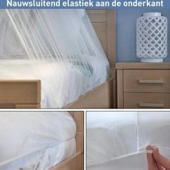 Universal Backpackers Klamboe Voor Op Reis En Thuis Geschikt Voor 1 En 2 Personen – Lichtgewicht 2 Persoons Muskietennet Met Gratis Reistas En Ophang Set - Muggennet Tweepersoons -CeLaVi winkel 550x532 8