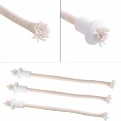 Merkloos Olielamp Lont - Lonten - Houder - Flessen (10 Tot 20mm) - 3 Stuks