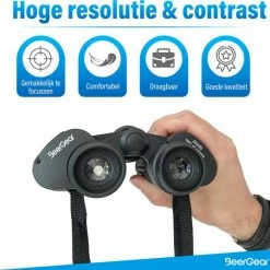 BeerGear Verrekijker Voor Volwassene Incl. Accessoires - Zwart - 20 X 50 - Binoculars / Spotting Scope / Vogelkijker -CeLaVi winkel 550x536 17