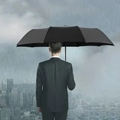 Bushifi Stormparaplu Paraplu - Opvouwbaar - Zwart - 10 Panelen - Polsband 17 Bushifi Stormparaplu Paraplu - Opvouwbaar - Zwart - 10 Panelen - Polsband -CeLaVi winkel 550x537 12