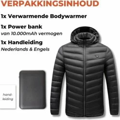 Basila® Verwarmende Jas Met Powerbank - 8 Zones - Thermo Kleding - Heating Jacket - Elektrische Kleding - Thermo Jas - Verwarmde Kleding -CeLaVi winkel 550x537 4