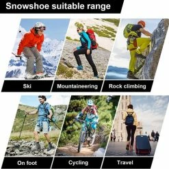 LIXIN Waterdichte Gaiters - Gamaschen - Zwart - Voor Mannen En Vrouwen - Waterdicht En Verstelbaar - Wandelen - Jagen - Bergbeklimmen - Sneeuwschoenwandelen - Outdoor Accessoires -CeLaVi winkel 550x539