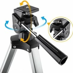 Earkings Telescoop Sterrenkijker 70/400 Mm Voor Kinderen, Beginners En Gevorderden - Inclusief Statief, Opbergtas, Twee Lenzen 25mm & 10mm En Barlow Lens, Telefoon Houder Voor Foto’s - F/5.7 Magnificatie -CeLaVi winkel 550x539 4