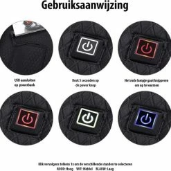 KIMO DIRECT Verwarmde Bodywarmer Met 10.000 MAh Powerbank - Fleece Vest - Verstelbare Maten - Unisex -CeLaVi winkel 550x539 7