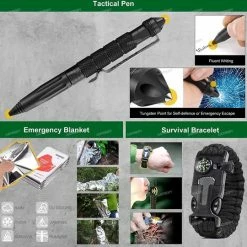 Merkloos Survival Kit - Survival Set - Outdoor Kit - Noodpakket - Camping Set -CeLaVi winkel 550x540 4