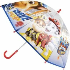 Kinder Paraplu Paw Patrol Transparant 71 Cm - Paw Patrol Paraplus Voor Kinderen - Transparant