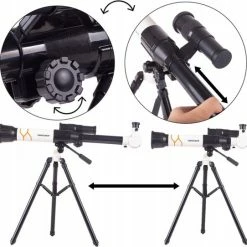 Novity® - Telescoop Met Statief - Sterrenkijker - Spotting Scope - Volwassenen En Kinderen - 20x 30x En 40x Vergroting - Verstelbaar Statief - Speelgoed - Kids -CeLaVi winkel 550x542 2
