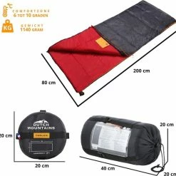 Dutch Mountains Slaapzak Tholen - 200 X 80cm - Aanritsbaar - Slechts 1140 Gram – Polyester - Tochtstrip En Compressiehoes 11 Dutch Mountains Slaapzak Tholen - 200 X 80cm - Aanritsbaar - Slechts 1140 Gram – Polyester - Tochtstrip En Compressiehoes -CeLaVi winkel 550x542 3