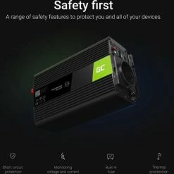GREEN CELL Voltage Auto Omvormer 12V Naar 230V, 300W Zuivere Sinus Golf. 26 GREEN CELL Voltage Auto Omvormer 12V Naar 230V, 300W Zuivere Sinus Golf. -CeLaVi winkel 550x543 6