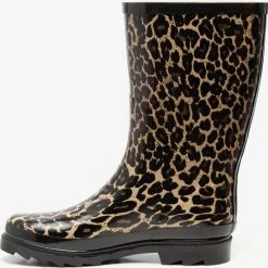 Mountain Peak Dames Regenlaarzen Met Luipaardprint - Bruin - Maat 40 -CeLaVi winkel 550x545 3