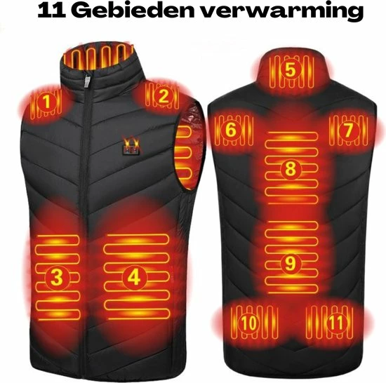 Merkloos Bolture Verwarmde Bodywarmer - Verwarmde Jas - Verwarmd Vest - Elektrische Bodywarmer - Dames En Heren - XL 5 Merkloos Bolture Verwarmde Bodywarmer - Verwarmde Jas - Verwarmd Vest - Elektrische Bodywarmer - Dames En Heren - XL - Afbeelding 3