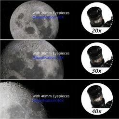 Mivida - Telescoop - Sterrenkijker - Volwassenen En Kinderen - 20x 30x En 40x Vergroting - Verstelbaar Statief - Tripod - Kerst - Sinterklaas -CeLaVi winkel 550x549 15