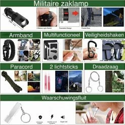 East Vigor® Survival Kit - 138 Functies - 80 Onderdelen - Overlevingspakket - Noodpakket Oorlog - Survival Kit - Outdoor Kit - EHBO Kit - Oorlog Rusland - Survival Set - Survival Kit Outdoor - Noodpakket Rampenrugzak - Survival Tool 13 East Vigor® Survival Kit - 138 Functies - 80 Onderdelen - Overlevingspakket - Noodpakket Oorlog - Survival Kit - Outdoor Kit - EHBO Kit - Oorlog Rusland - Survival Set - Survival Kit Outdoor - Noodpakket Rampenrugzak - Survival Tool -CeLaVi winkel 550x549 18