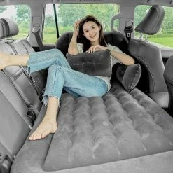 J&J Comfort Goods Auto Luchtbed - Multifunctioneel - Achterbank - 2 Persoons - Opblaasbaar Bed - Luchtmatras - Reizen - Vakantie - Kamperen - Inclusief Elektrische Pomp - Zwart -CeLaVi winkel 550x550 222