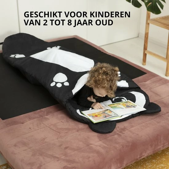 Dutch Mountains Kinderslaapzak Panda - 170 X 70cm Polyester - Zacht En Lichtgewicht - Opberghoes 9 Dutch Mountains Kinderslaapzak Panda - 170 X 70cm Polyester - Zacht En Lichtgewicht - Opberghoes - Afbeelding 7