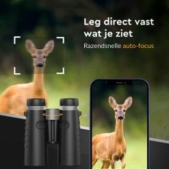 VOLCAN Verrekijker 10x42 - Voor Volwassene - HD - Spatwaterdicht - Met Lensdoppen, Draagtas En Nekkoord - Zwart -CeLaVi winkel 550x550 242