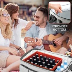 Bomoe Opvouwbare Koeltas IceBreezer KT53 - Koelbox Voor Onderweg - 53x37x32 Cm - 52 Liter - Picknicktas Perfect Voor Barbecues Of Festivals -CeLaVi winkel 550x550