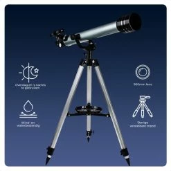 AYOO® Telescoop - Sterrenkijker - Sterrenkijker Telescoop - Volledige Set - Verstelbaar Statief - Finder Scope - 350X Zoom - 60/900mm -CeLaVi winkel 550x550 252