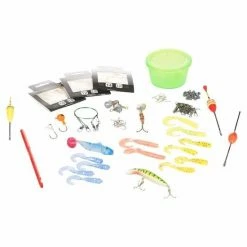 Merkloos Viskoffer Met Accessoires 113-delig - Vissersset