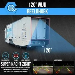 Strex Achteruitrijcamera Set Draadloos - 7" Scherm - 18LED Nachtzicht 15m - IP67 Waterdicht - Achteruitrij Camera - Geschikt Voor Auto/ Camper / Caravan / Vrachtwagen / Landbouw / Boot / Tractor -CeLaVi winkel 550x550 296