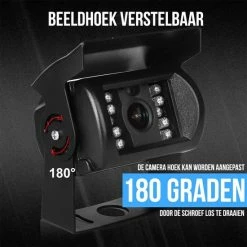 Strex Achteruitrijcamera Set Draadloos - 7" Scherm - 18LED Nachtzicht 15m - IP67 Waterdicht - Achteruitrij Camera - Geschikt Voor Auto/ Camper / Caravan / Vrachtwagen / Landbouw / Boot / Tractor -CeLaVi winkel 550x550 299