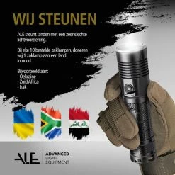 ALE Outdoor Zaklamp - 4000 Lumen - 5000 MAH - 2 Batterijen Inclusief! -CeLaVi winkel 550x550 336