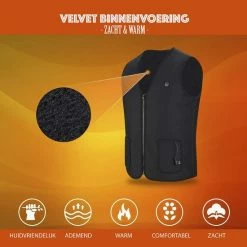 KIMO DIRECT Verwarmde Bodywarmer Met 10.000 MAh Powerbank - Voor Motor/Ski/Kamperen/Vissen - Unisex -CeLaVi winkel 550x550 349