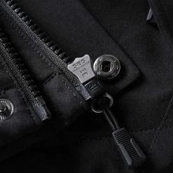 KIMO DIRECT Verwarmde Ski Jas Met 10.000 MAh Powerbank - Verwarmde Jas - Unisex - Zwart -CeLaVi winkel 550x550 391