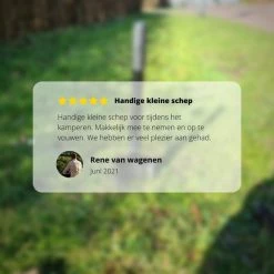 Merkloos Opvouwbare Pioniersschep - 42 Cm - Incl. Pikhouweel - Metaal -CeLaVi winkel 550x550 404